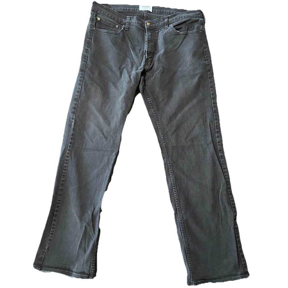 Denizen Levi's 285 Jeans Men's 36x34 Black Denim Relaxed Fit